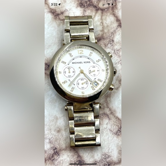 Michael Kors Women's Parker Chronograph GoldTone Stainless Steel Watch MK 5276 - Picture 5 of 6